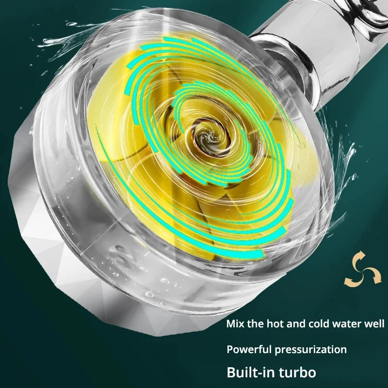 Turbo Duschkopf mit Filter | Hoher Wasserdruck | Spart Wasser & verbessert Haut & Haar