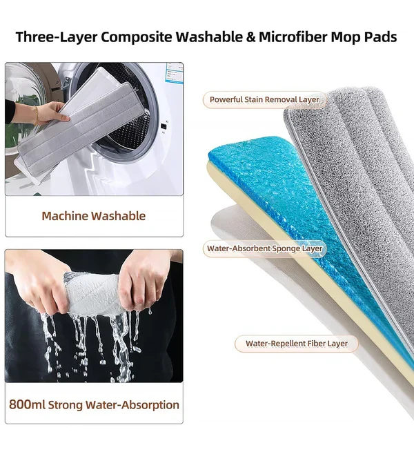 MagischerMopp™ Magic Floor Squeeze Wischmop Set