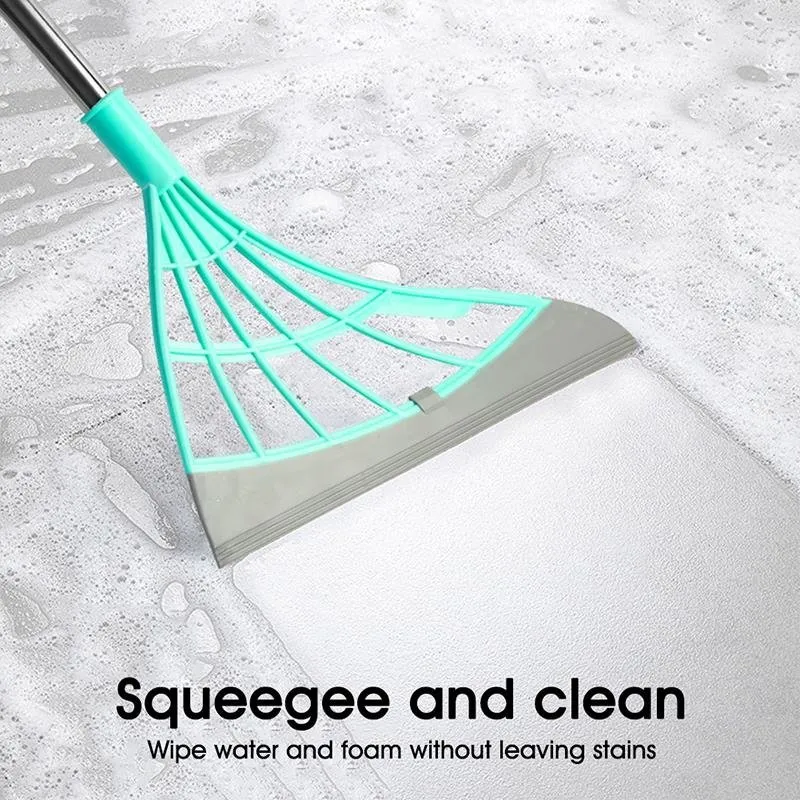 Allzweckreinigungsbesen | 2-in-1 Gummi- & Abziehbesen für Boden, Fenster & Tierhaare | Easycleaner™