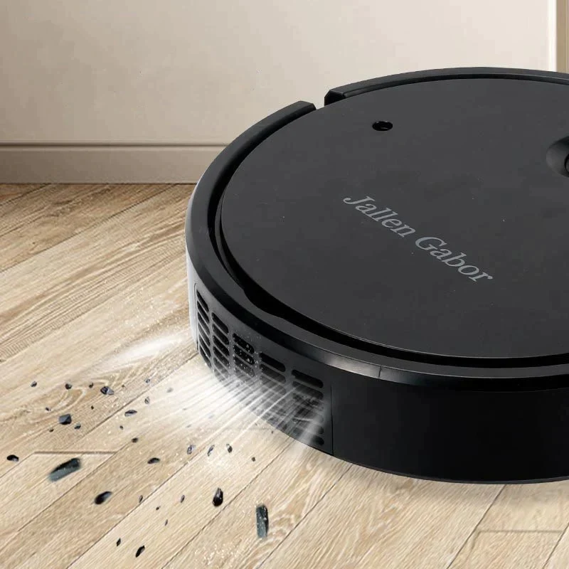 Staubsaugerroboter 3-in-1 Saugen Wischen Polieren | 120 Min Laufzeit, leiser Betrieb | Effizienter Filter für Staub & Tierhaare