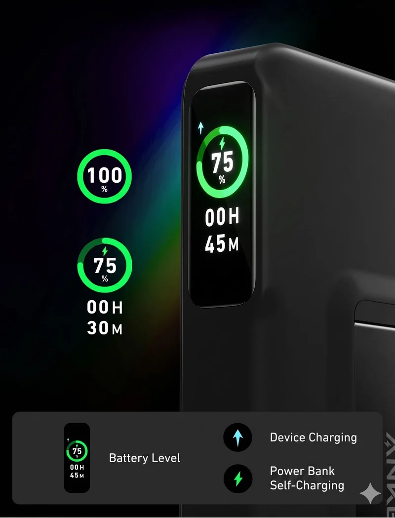 Anker Nano Smart Shield Magnetic Power Bank 10000mAh, 27W