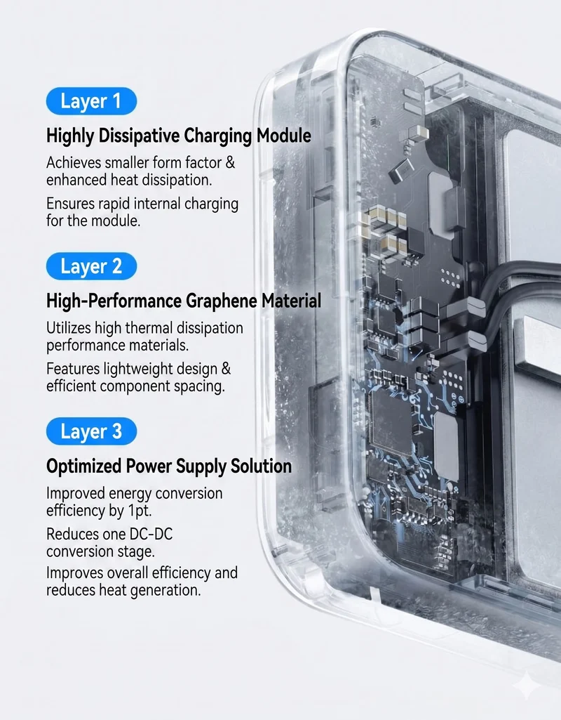 Anker Nano Smart Shield Magnetic Power Bank 10000mAh, 27W