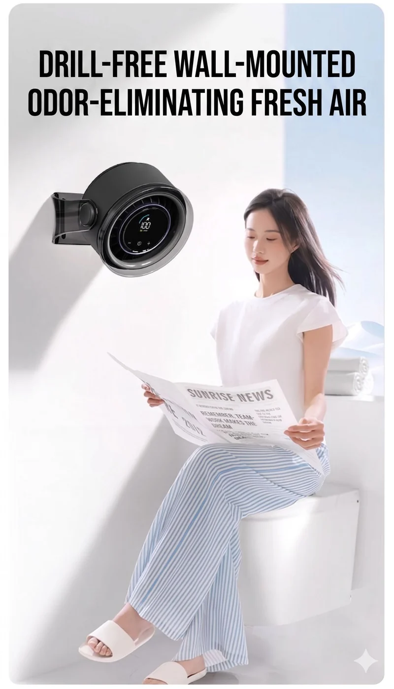 Furper Digital Display Desktop & Wall-Mounted Cooling Fan