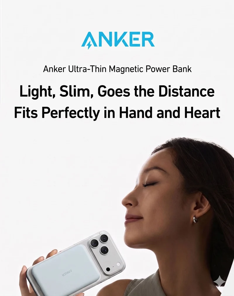 Anker MagGo 10000mAh Magnetic Power Bank 30W