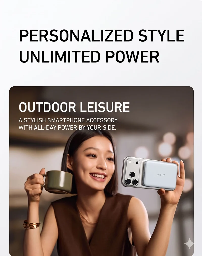 Anker MagGo 10000mAh Magnetic Power Bank 30W