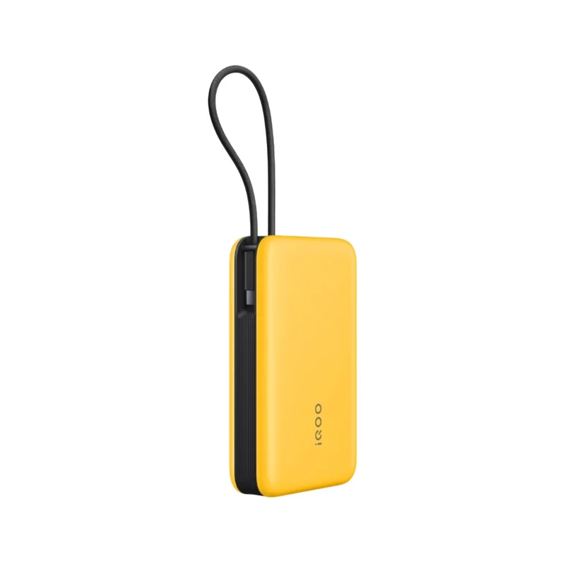 iQOO 45W Built-in Cable 20000mAh Power Bank with Ultra-Fast Yellow Line