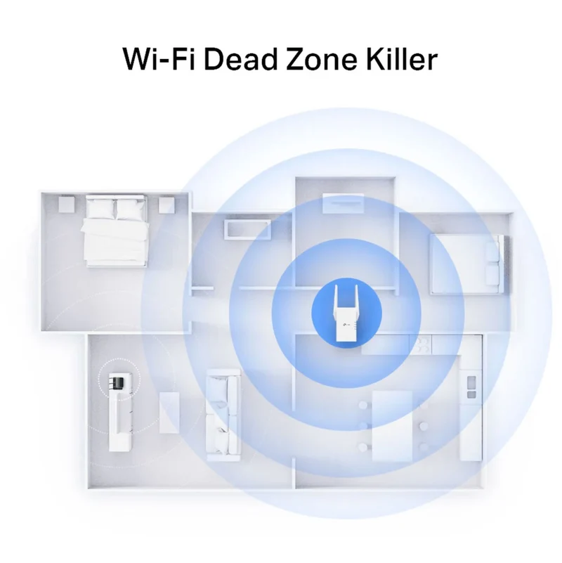 TP-LINK WiFi 6 RANGE EXTENDER AX3000 (RE705X)
