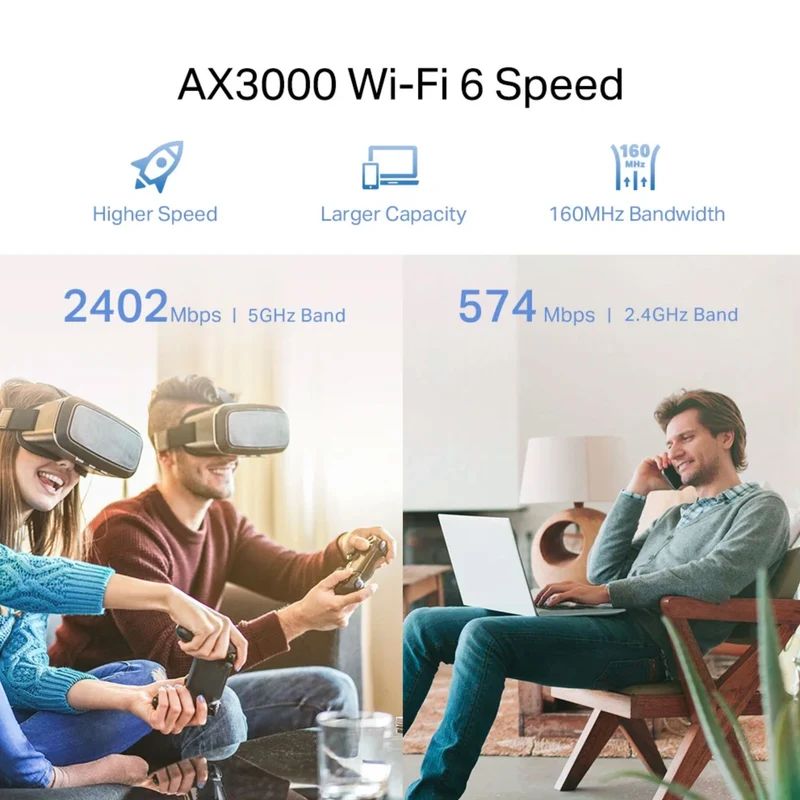 TP-LINK WiFi 6 RANGE EXTENDER AX3000 (RE705X)