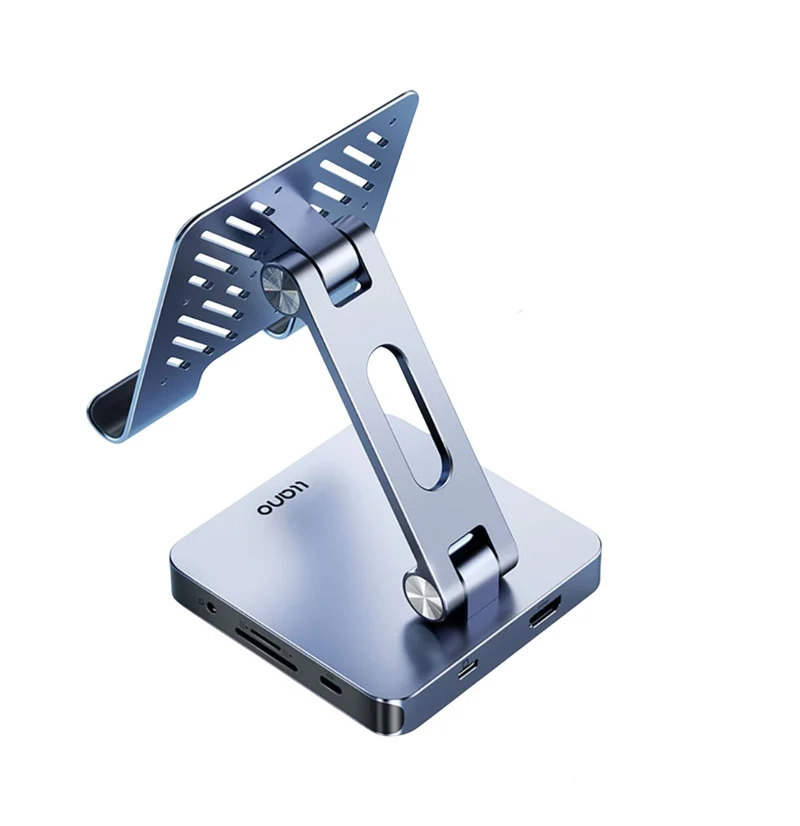Llano Tablet Stand Laptop 8 in 1 iPad USB C Hub Docking Station