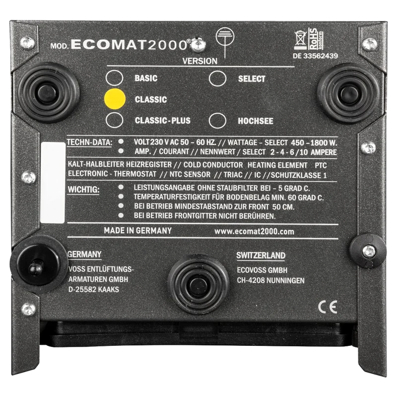 Heizlüfter Ecomat 2000 Classic 230 V