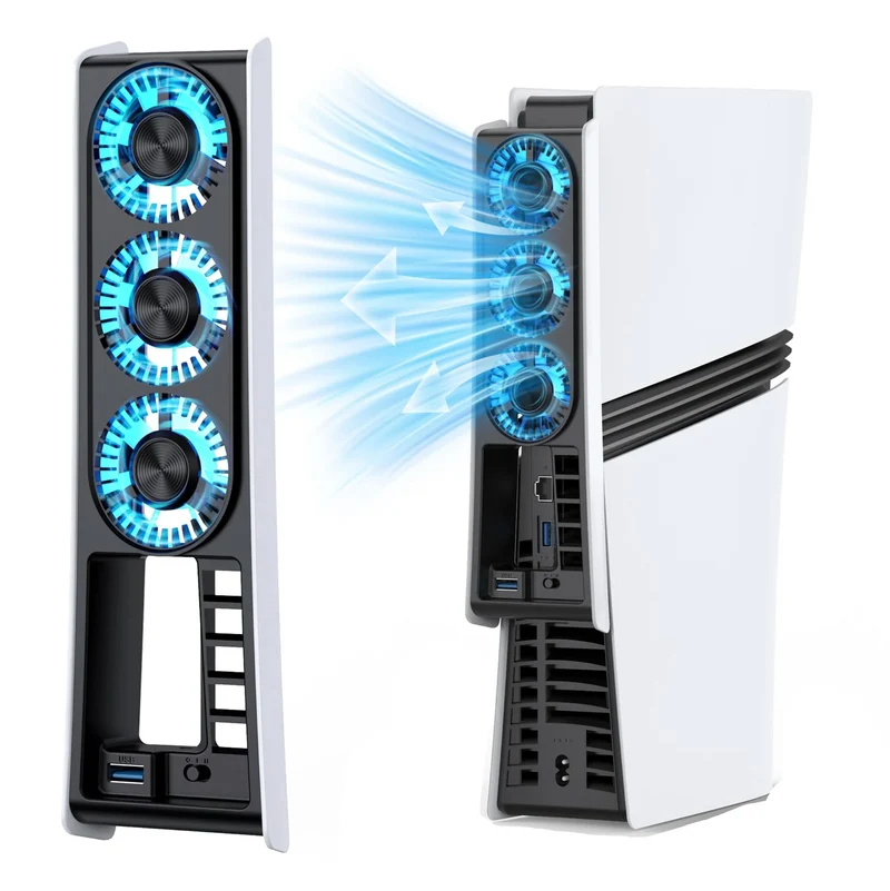 IINE PMW Cooling Fan for PS5 Pro Disc & Digital Edition