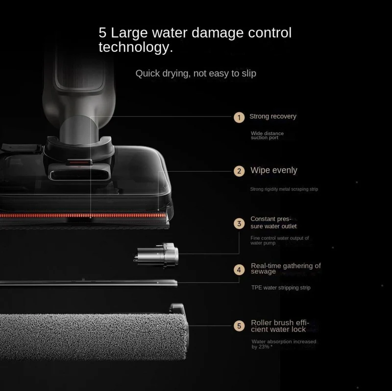 Xiaomi Mijia Wireless Floor Suction Scrubber Cleaner 4 Max Machine