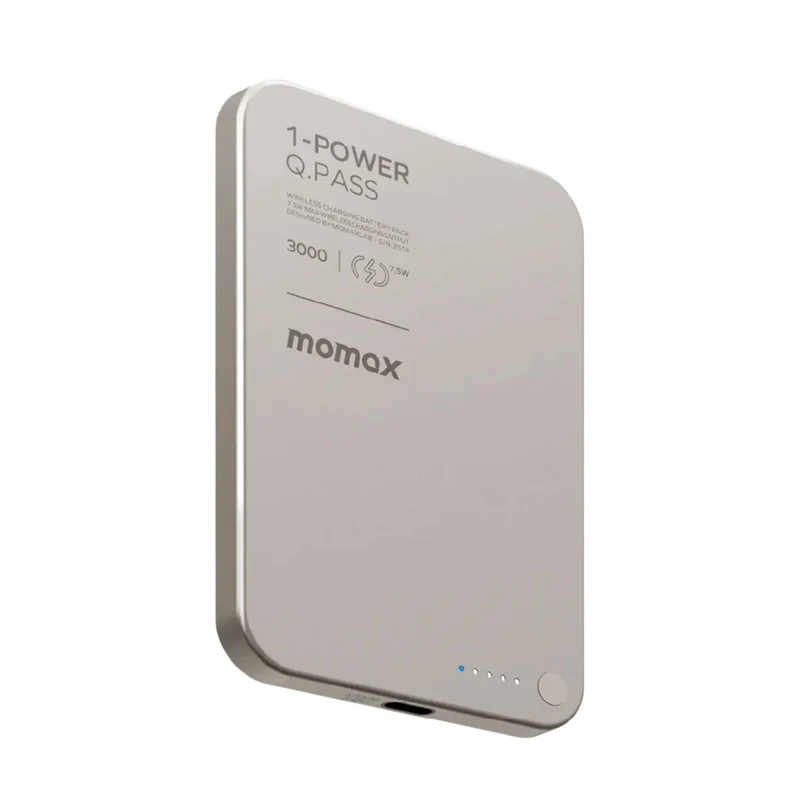 Momax 1-Power Q.Pass 3000mAh Magnetic Wireless Power Bank Battery Pack