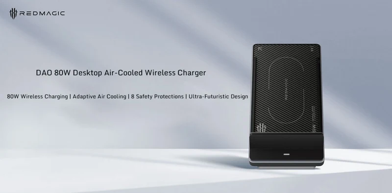REDMAGIC DAO 80W Desktop Air-Cooled Wireless Charger