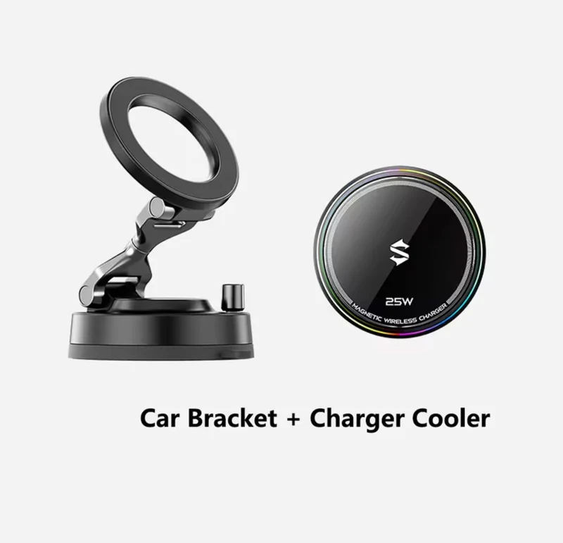 BLACK SHARK 25W MAX Magnetic Wireless Charger 2-IN-1 Mobile Phone Cooler AI Temperature Control Radiator