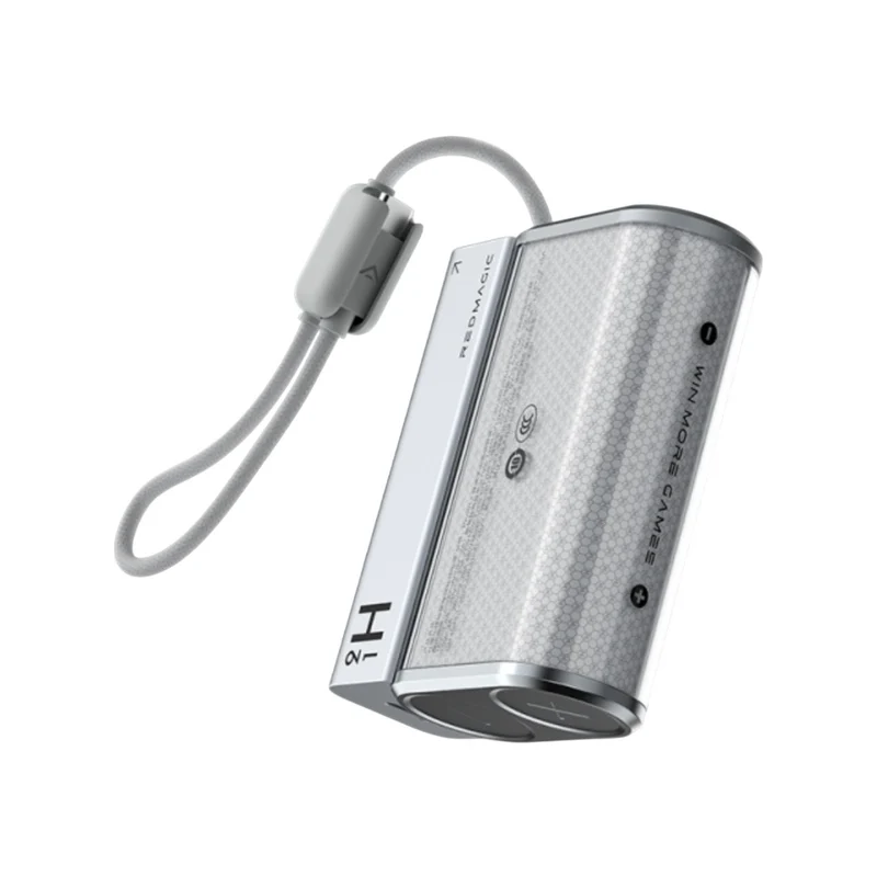 Nubia REDMAGIC DAO Power Bank 45W PD 10000mAh Mini Size Built-in Cable 21700 External Battery for Cellphone Laptop Tablet