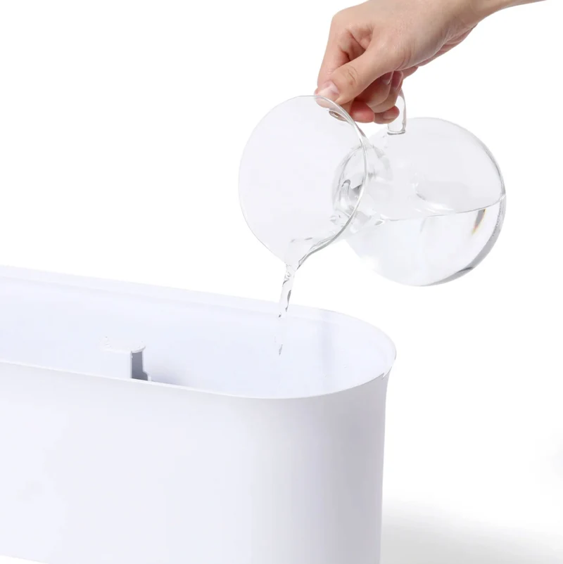 Furper Hybrid Humidifier, 2.2L Flame Mist Ultrasonic Cool & Warm Mist Humidifier