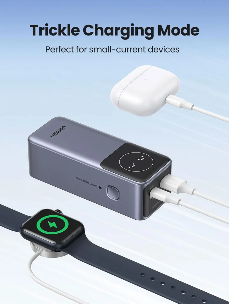 UGREEN Nexode Power Bank 12000mAh 100W with Smart Digital Display