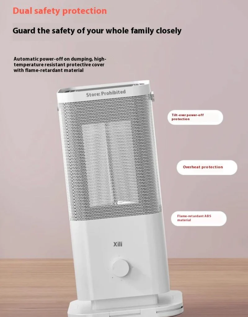 Ceerea Xili Five-Sided Heater Indoor& Outdoor Fireplace Portable Electric Space 360 degree Heater