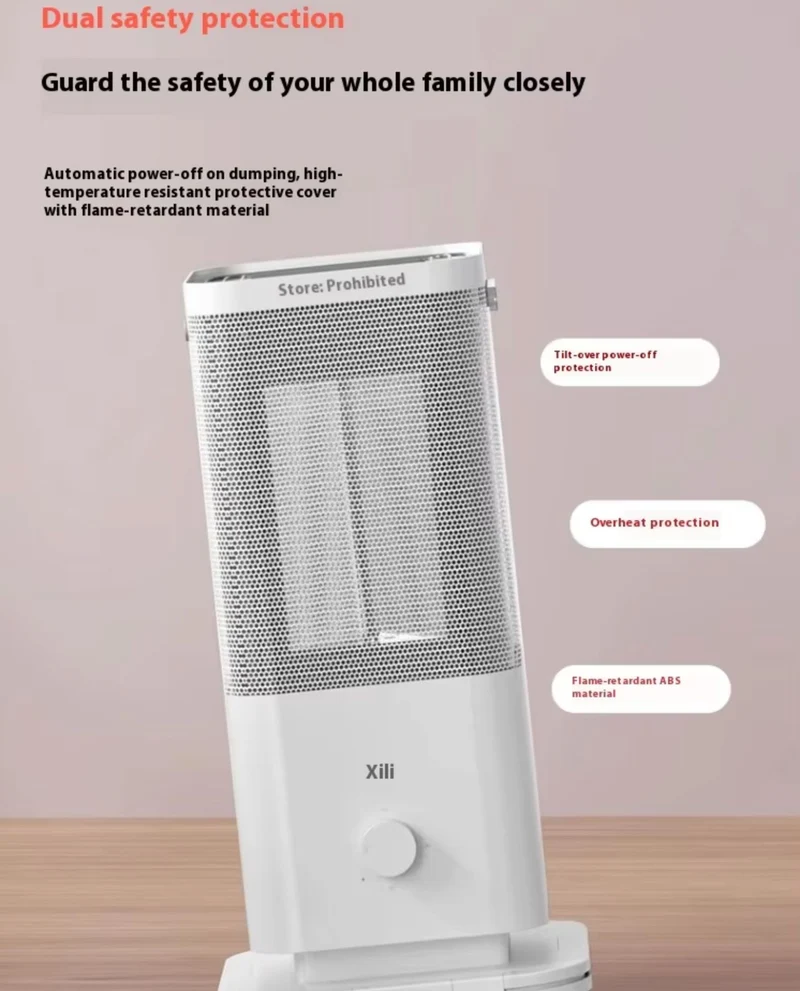 Ceerea Xili Five-Sided Heater Indoor& Outdoor Fireplace Portable Electric Space 360 degree Heater