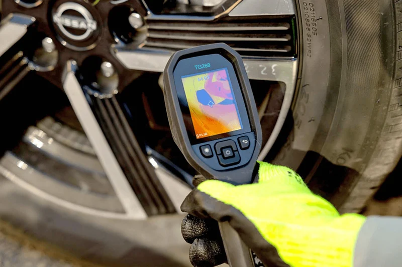 FLIR TG268 | Thermal imaging IR pyrometer, 160x120 px, MSX, +400°C, 24:1, bullseye laser, type K thermocouple