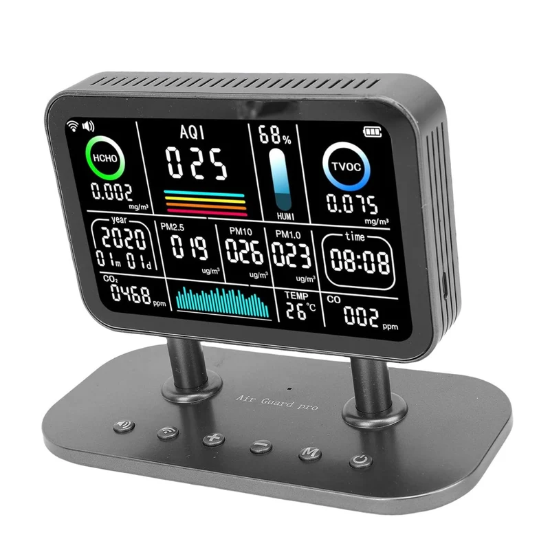 Furper Wifi 13 in 1 Air Quality Monitor Meter TVOC HCHO PM2.5 PM1.0 PM10 Temperature and Humidity Carbon Dioxide Detector