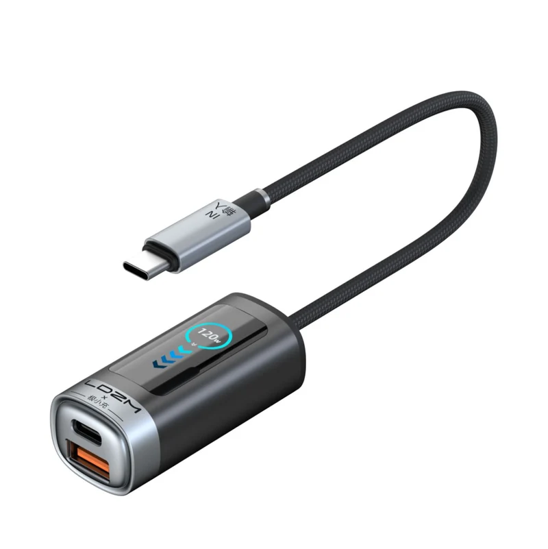 LDZM 120W PD Power Converter: Compatible with OPPO, OnePlus and Huawei SuperVOOC/SuperCharge