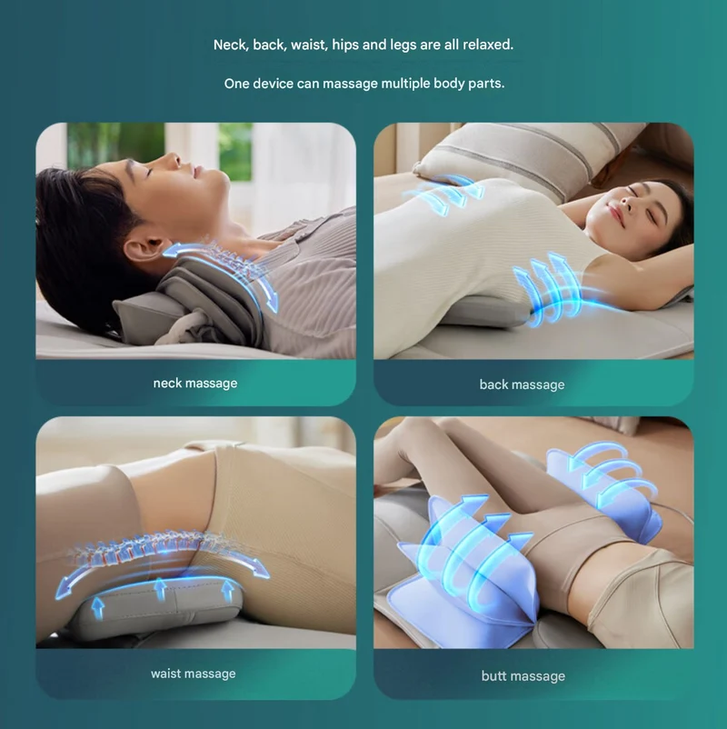 Philips PPM5101M Full Body Massage Mat 3D Airbag Surge Massager For Multiple Parts Of The Body.