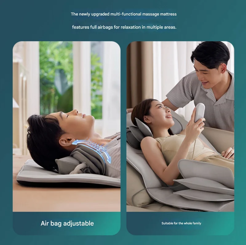 Philips PPM5101M Full Body Massage Mat 3D Airbag Surge Massager For Multiple Parts Of The Body.