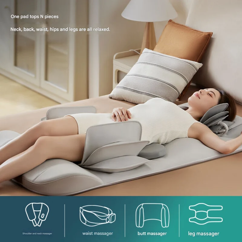 Philips PPM5101M Full Body Massage Mat 3D Airbag Surge Massager For Multiple Parts Of The Body.