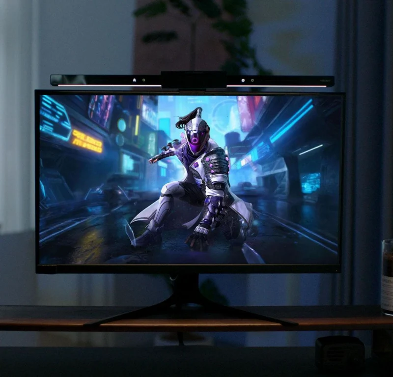 Yeelight Ultra 1080p 2700-6000K Monitor Light with Camera, Human Presence Detection, Face Unlock, and AA-level Eye Protection