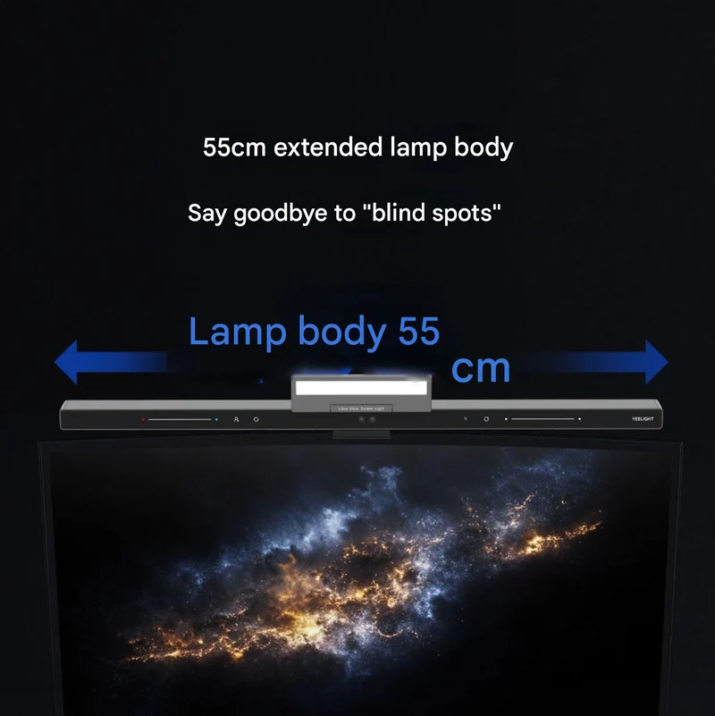 Yeelight Ultra 1080p 2700-6000K Monitor Light with Camera, Human Presence Detection, Face Unlock, and AA-level Eye Protection