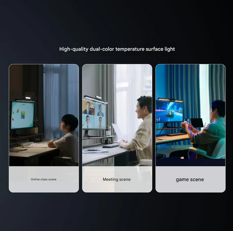 Yeelight Ultra 1080p 2700-6000K Monitor Light with Camera, Human Presence Detection, Face Unlock, and AA-level Eye Protection