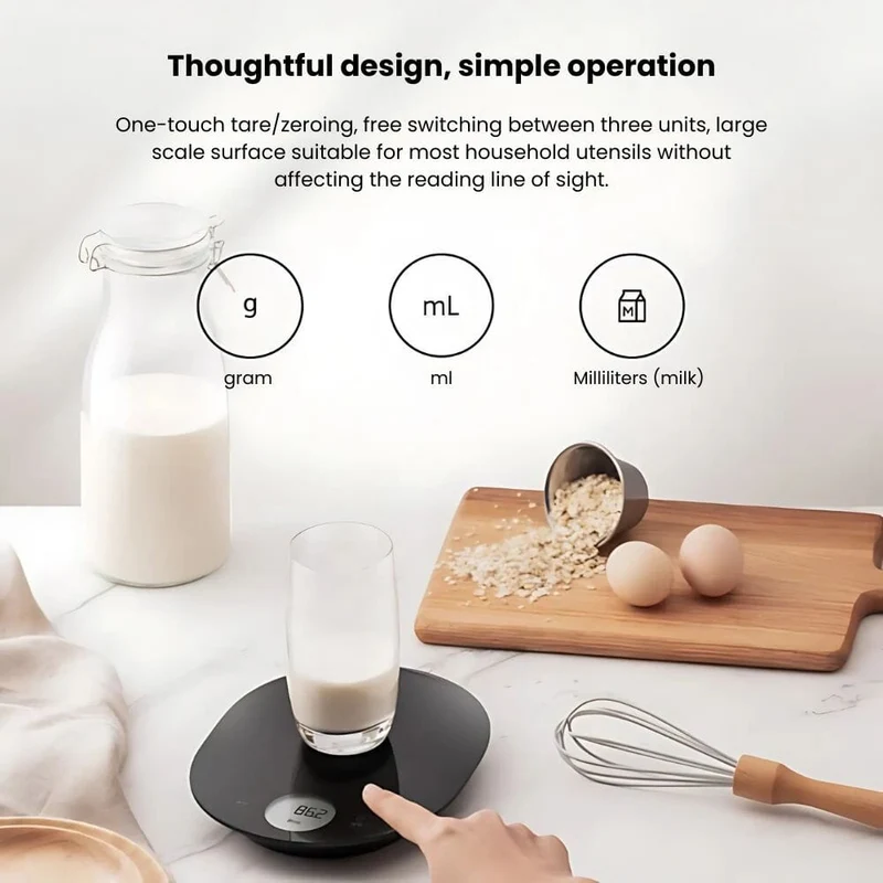 Xiaomi Mijia Electronic 0.1g-3000g High Precision Digital Weight Scale for Home Kitchen - KGJ001T