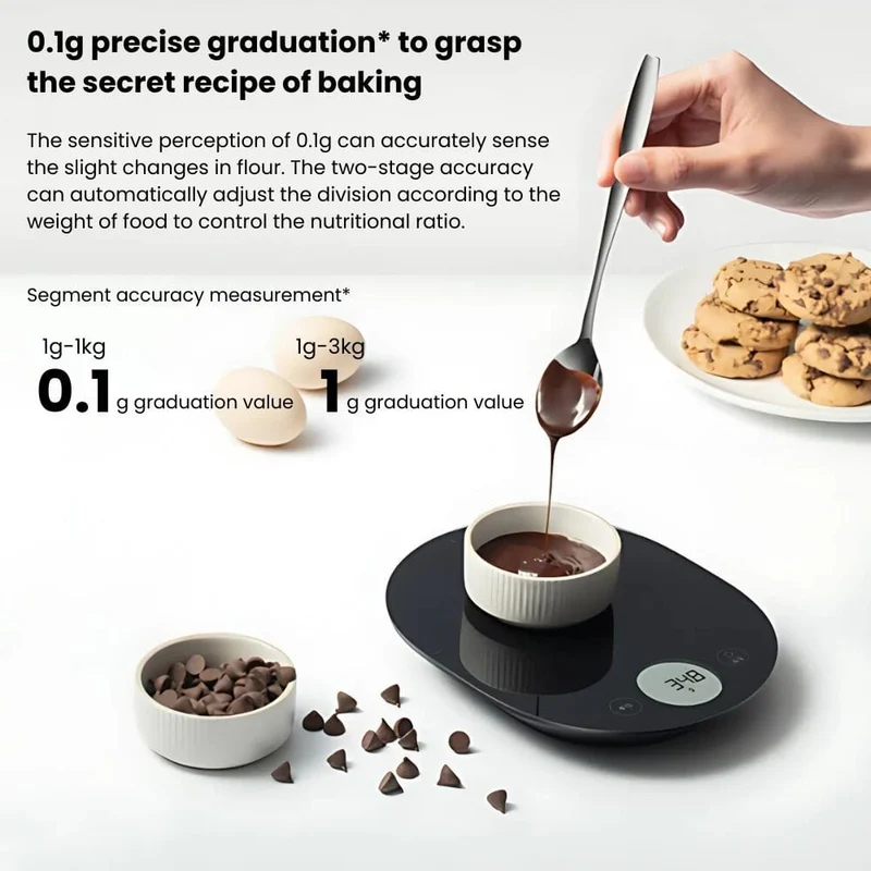 Xiaomi Mijia Electronic 0.1g-3000g High Precision Digital Weight Scale for Home Kitchen - KGJ001T