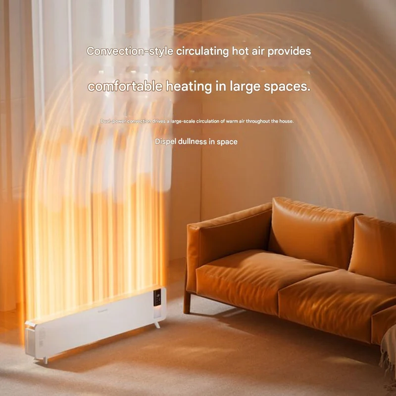 Panasonic DS-A216CCW Graphene Baseboard Heater with Smart Voice Remote Control, Timer, and Night Light