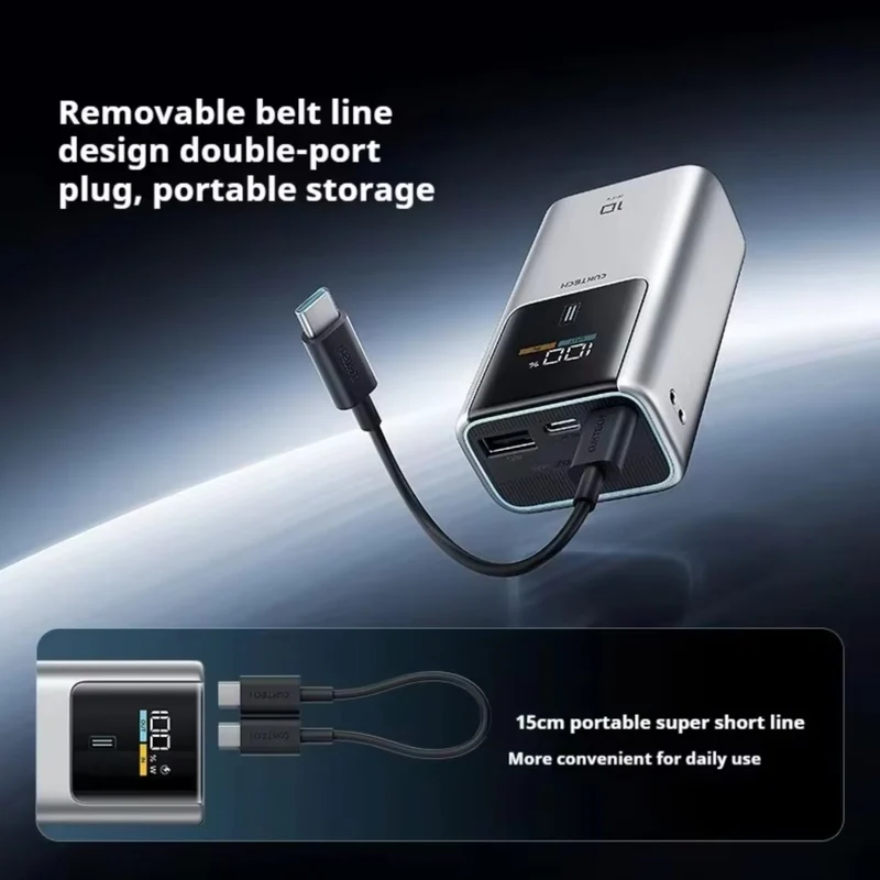 Cuktech No.10 Mini Power Bank 10,000mAh 55W PD/PPS/QC/Mi Turbobattery – PB1055