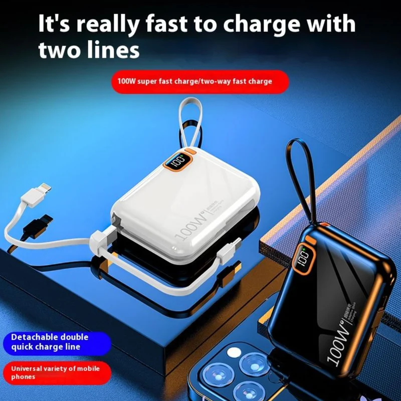 Furper 10000mah Mini Portable Charging Treasure Type C Interface Power Bank