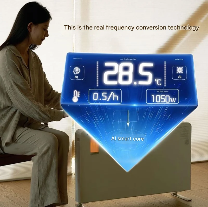 Panasonic DS-A2156CW Large-Area Home Energy-Saving Graphene Electric Heater, Suitable for Both Living and Bathing