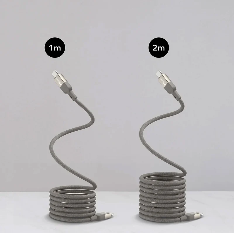 Momax Mag.Link Magnetic USB-C to USB-C Cable 100W Up to 2m Fast Charging and Data Transfer USB-C Cable
