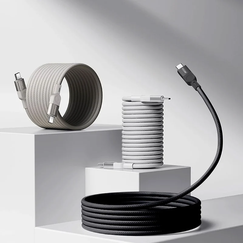 Momax Mag.Link Magnetic USB-C to USB-C Cable 100W Up to 2m Fast Charging and Data Transfer USB-C Cable