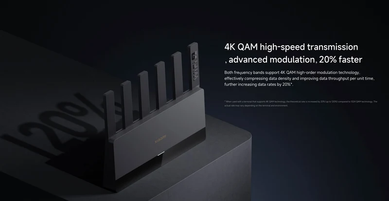 Xiaomi Router BE6500 WiFi 7 2.4GHz 5.0GHz Dual Band 4-Core 2.5G Port 512MB