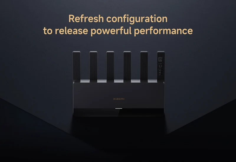 Xiaomi Router BE6500 WiFi 7 2.4GHz 5.0GHz Dual Band 4-Core 2.5G Port 512MB
