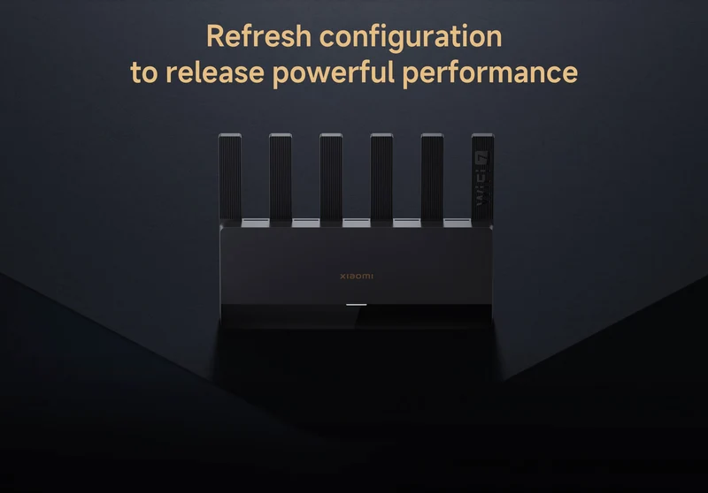 Xiaomi Router BE6500 WiFi 7 2.4GHz 5.0GHz Dual Band 4-Core 2.5G Port 512MB