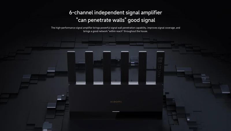 Xiaomi Router BE6500 WiFi 7 2.4GHz 5.0GHz Dual Band 4-Core 2.5G Port 512MB