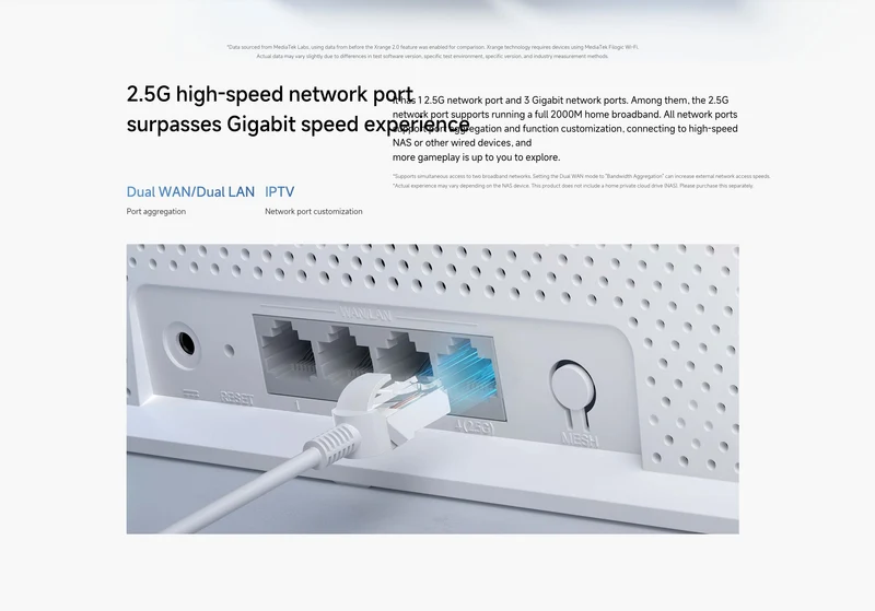 Xiaomi Router BE5000 WiFi 7 MLO 2.4GHz 5.0GHz Dual Band 2.5G Port 512MB RAM Repeater Wireless Router