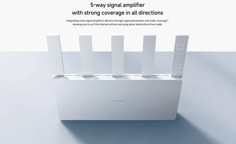 Xiaomi Router BE5000 WiFi 7 MLO 2.4GHz 5.0GHz Dual Band 2.5G Port 512MB RAM Repeater Wireless Router