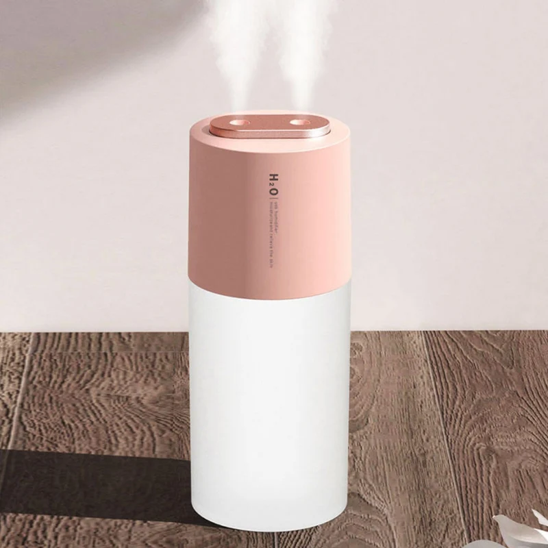 Furper Car Humidifier, Double-Port Spray, Air Purifier In The Car, Aromatherapy With Ambient Light