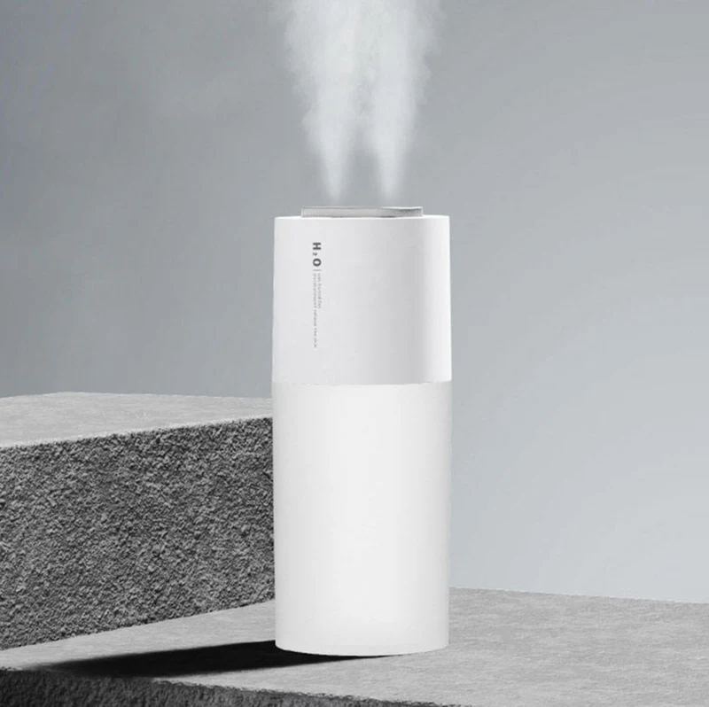 Furper Car Humidifier, Double-Port Spray, Air Purifier In The Car, Aromatherapy With Ambient Light
