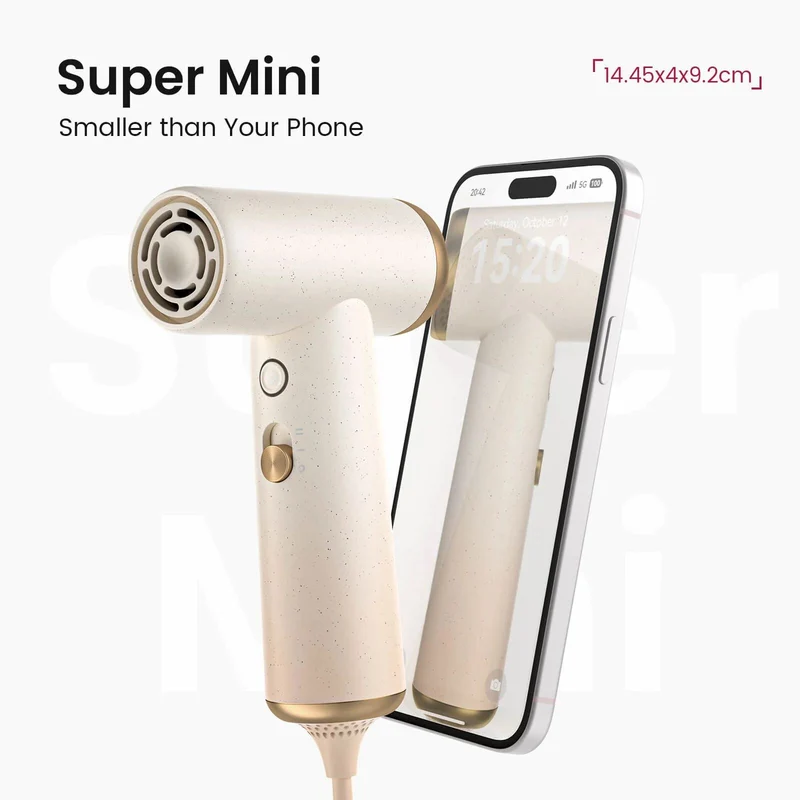 Coshare SuperMini 110000 RPM High-Speed Hair Dryer, Innovatively Palm-Sized